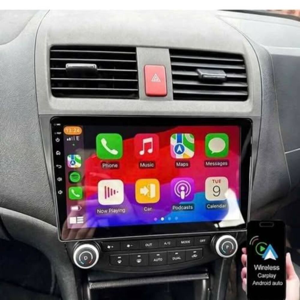 For 2003-2007 Honda Accord Apple CarPlay Android 15 Car Stereo Radio GPS FM WIFI